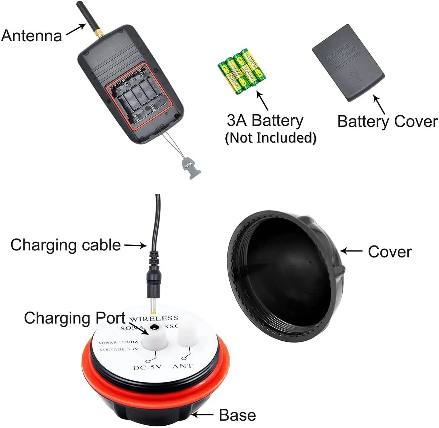Wireless Sonar Fish Detector