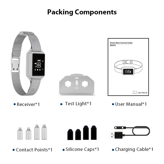 B801C Bark Control Collar (without SHOCK)