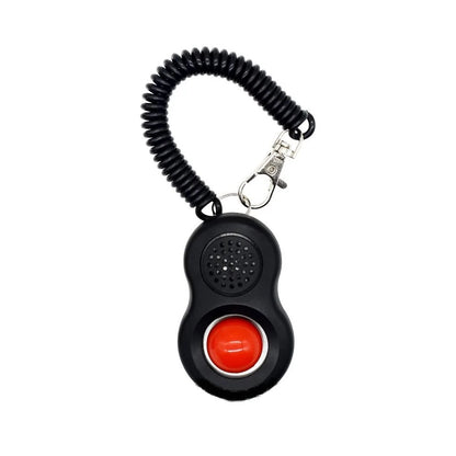 Pet Training Clicker with Finger Loop and Wrist Band