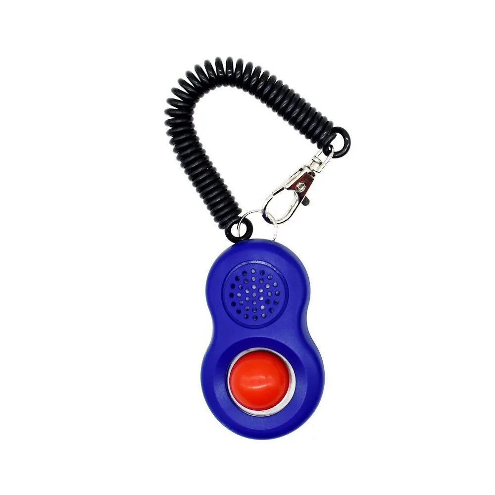 Pet Training Clicker with Finger Loop and Wrist Band