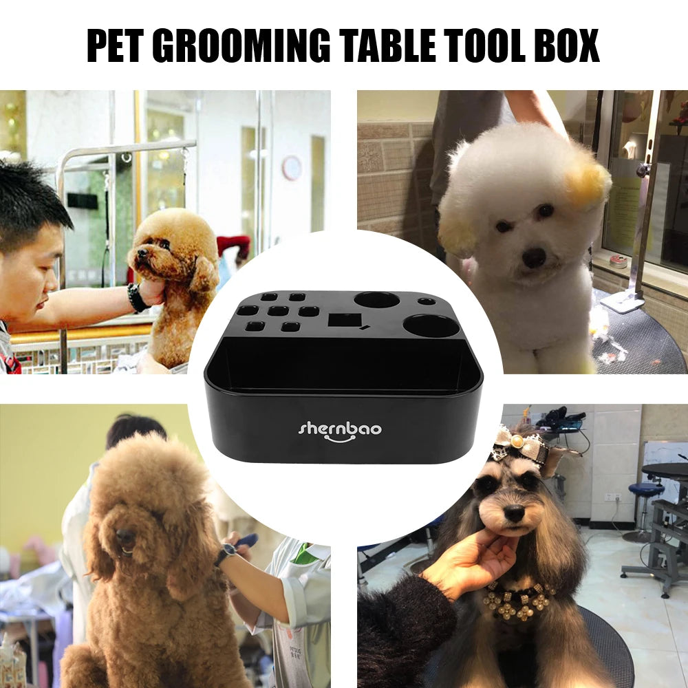 Pet Grooming Tool Storage Box Organizer