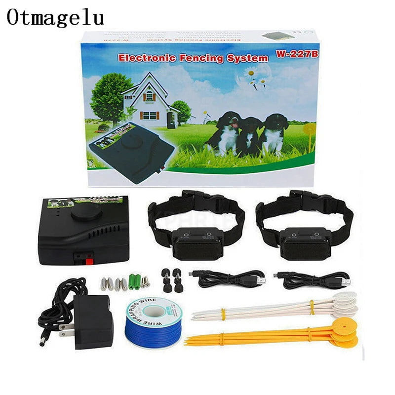 In-Ground Pet Containment System with Rechargeable Collars