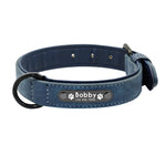 Soft Leather Personalised Dog Collar