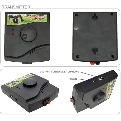 In-Ground Pet Containment System with Rechargeable Collars