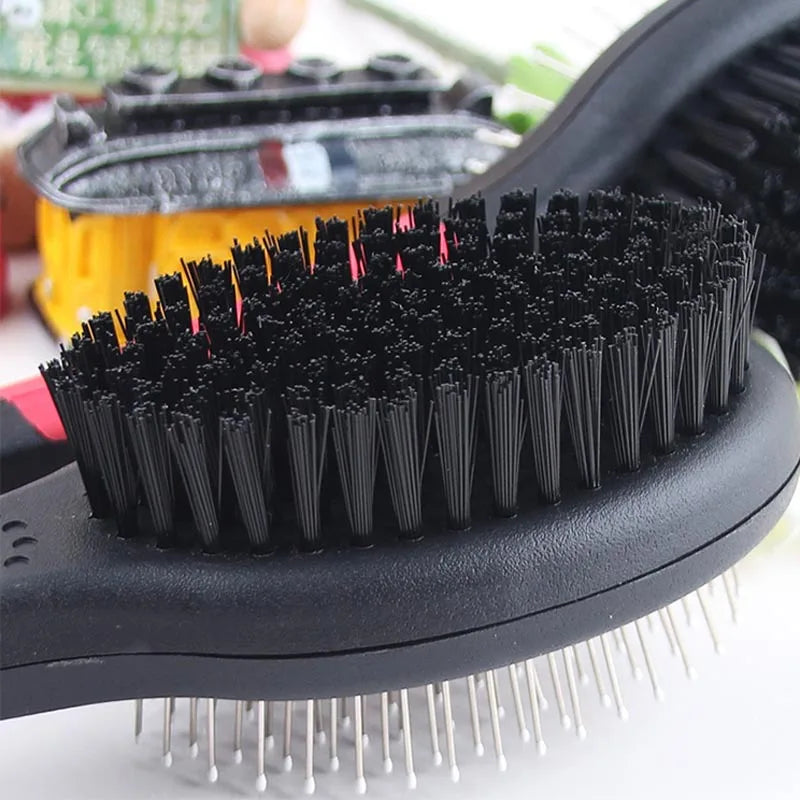 Double-Faced Pet Hair Brush