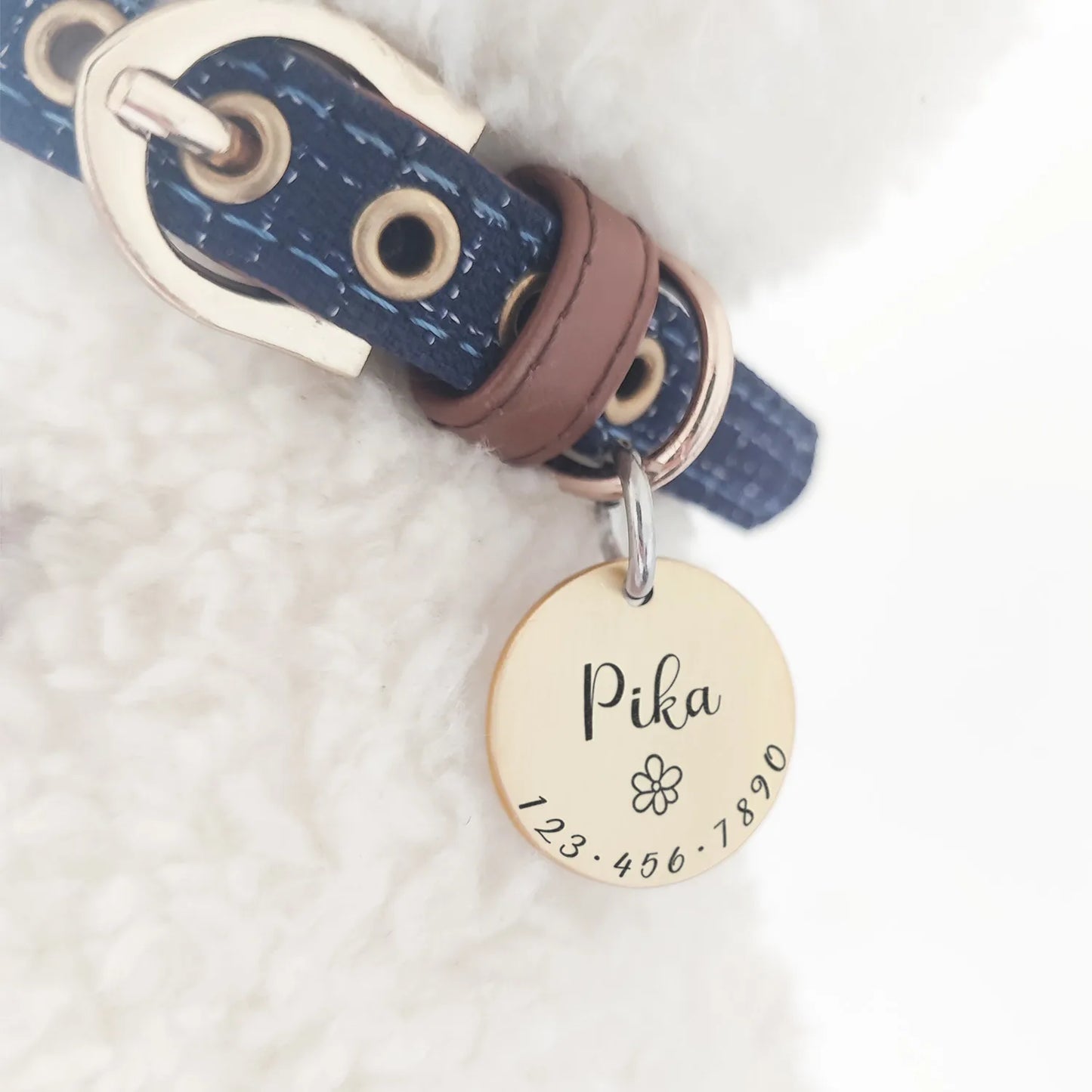 Personalised Pet Cat and Dog ID Tag