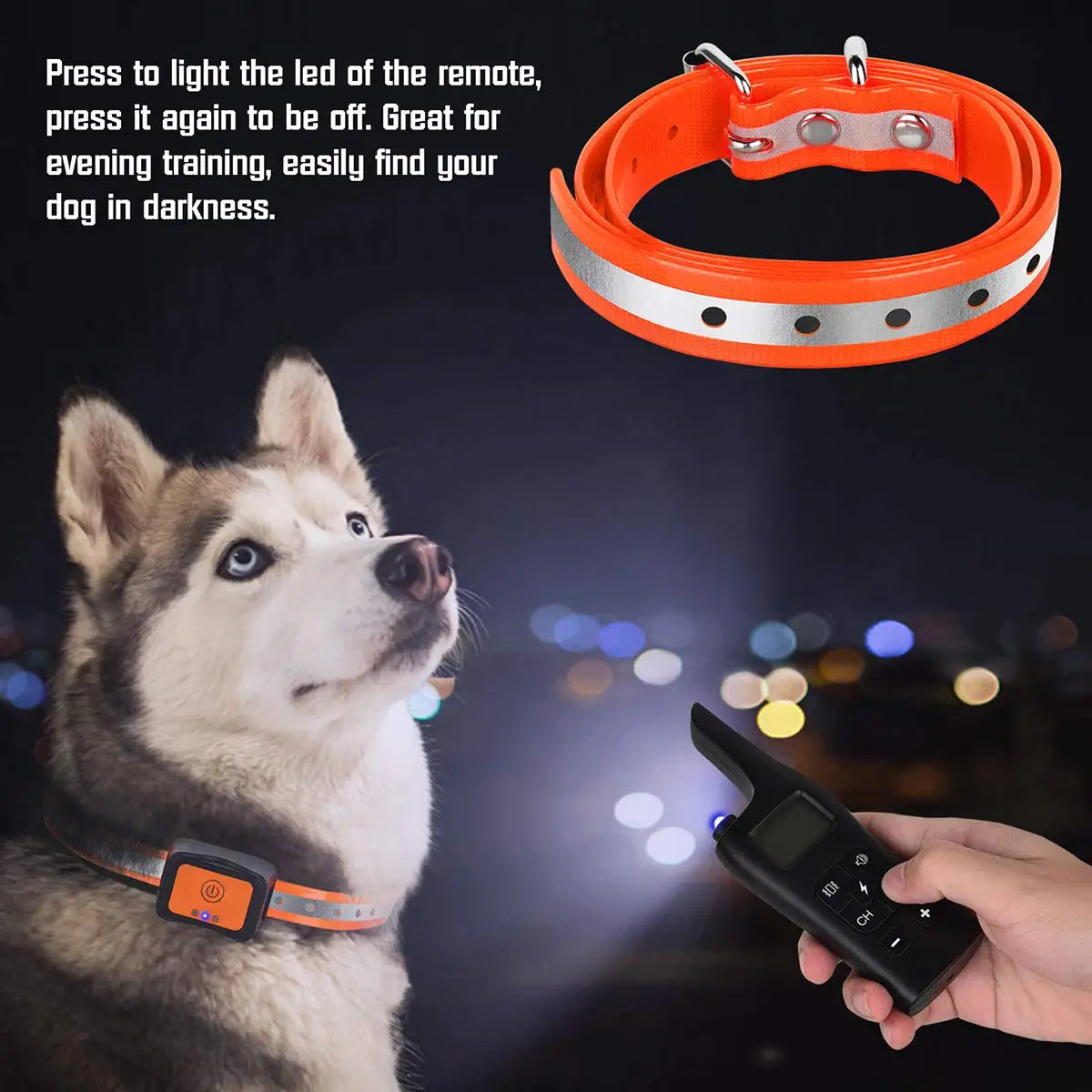 Rechargeable Dog Shock Collar with Remote 