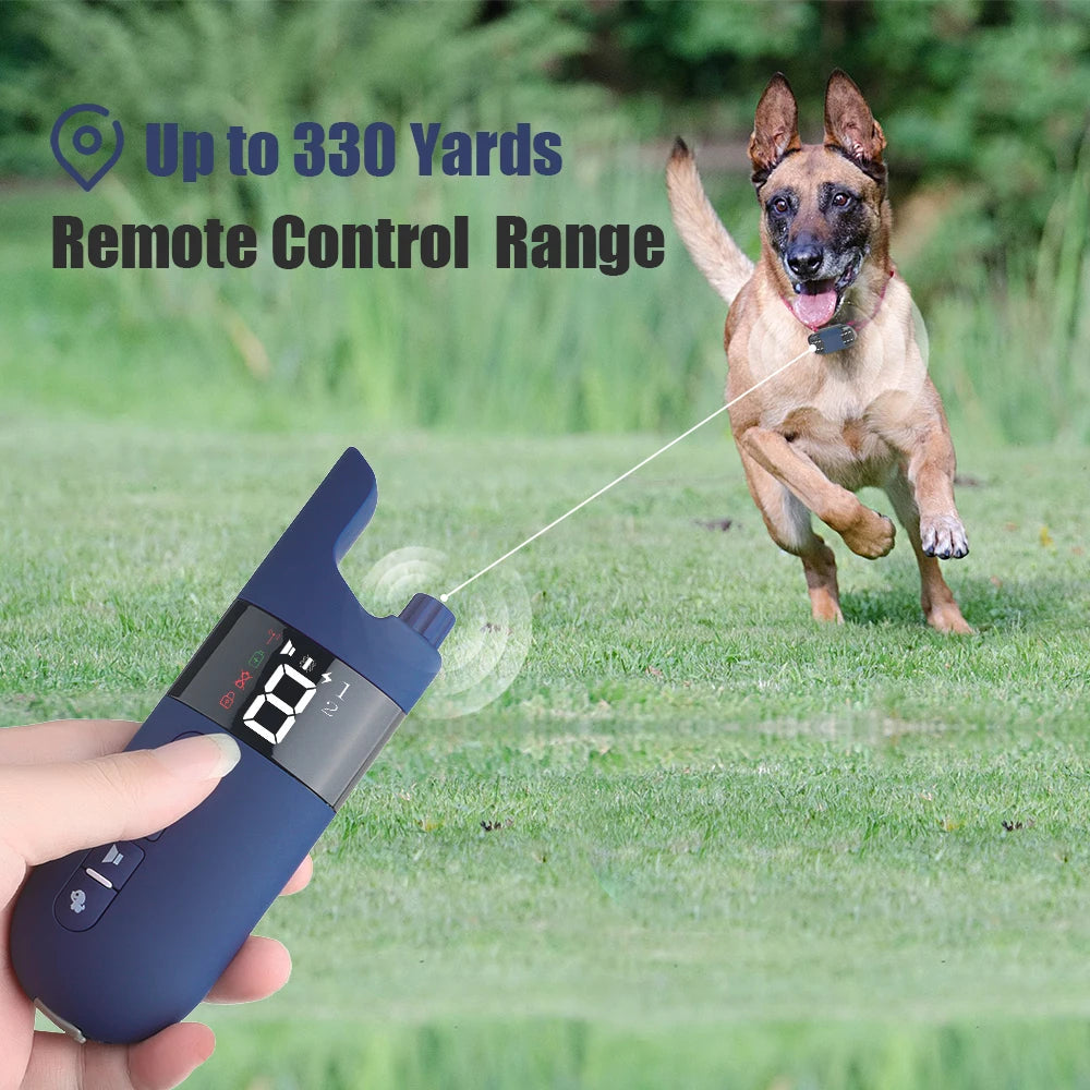 800m Electric Dog Training Collar with IP7 Waterproof Remote Control