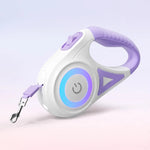 5M Retractable Dog Leash with Automatic LED Light