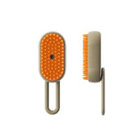 3-in-1 Pet Steam Massage Brush with handle