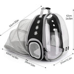 Expandable and Transparent Cat Carrier Backpack for Comfortable Travel