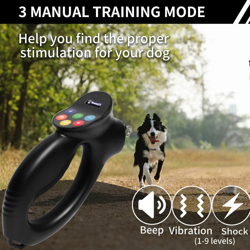 2-in-1 Function Dog Training Collar & Anti-Tugging Pulling Dog Leash