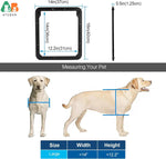 Dog Screen Door with Magnetic Self-Closing and Lockable Function