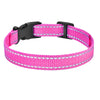 Pink Reflective Nylon Collar