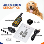 Rechargable Electric Dog Training Collar with Remote Control