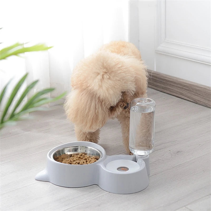 Automatic Water Dispenser and Food Bowl Container