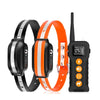 For 2 Dogs (1x Black-Orange Remote + 1x Black Collar + 1x Orange Collar)