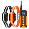 For 2 Dogs (1x Orange-Black Remote + 1x Black Collar +1x Orange Collar)