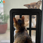 Dog Door for Sliding Door, Lockable Dog Screen Door with Magnetic Closure