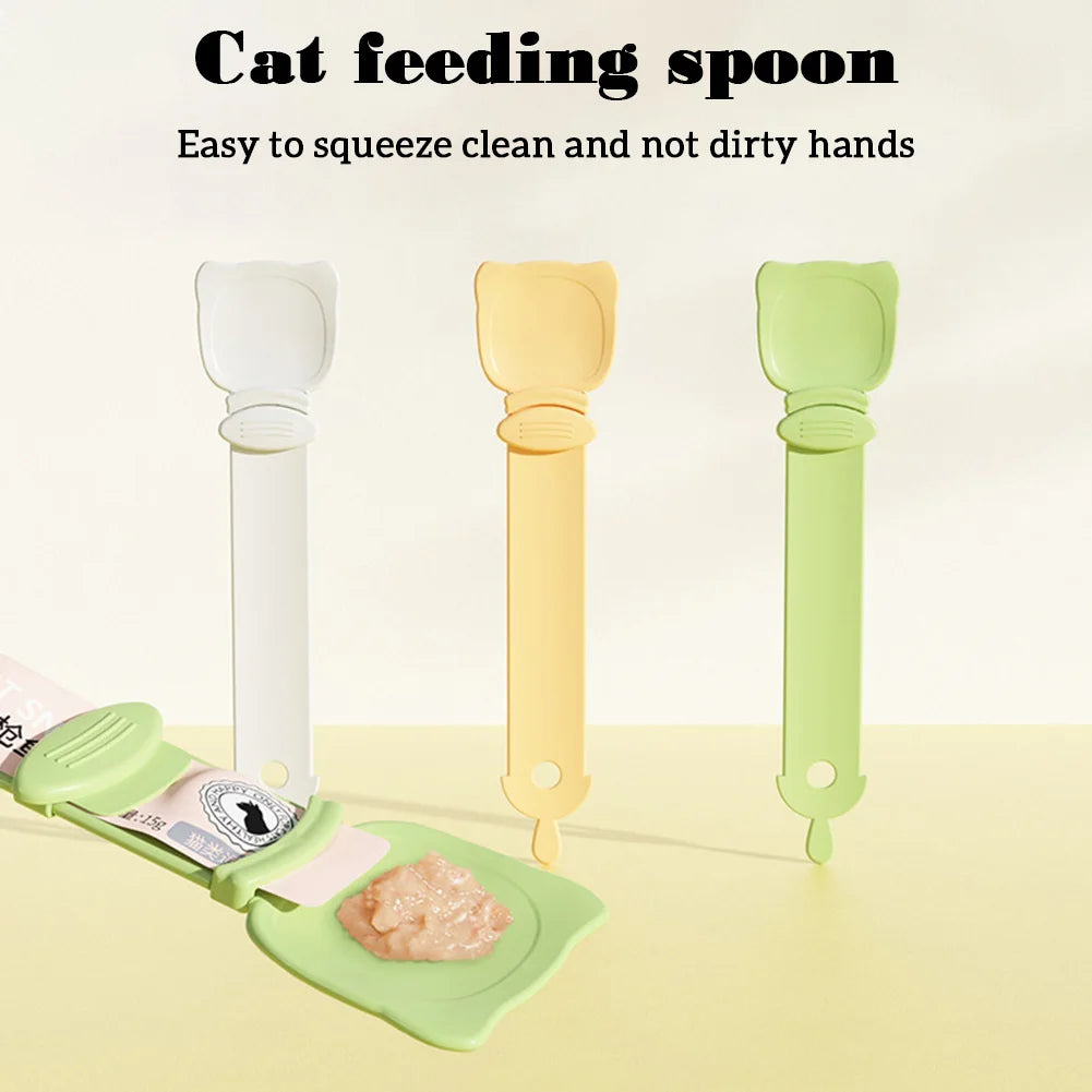 Cat Food Strip Squeezer Spoon