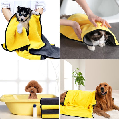 Quick-drying Soft Fiber Pet Towel