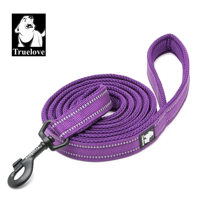 Soft Pet Leash with Reflective Nylon Mesh Padding