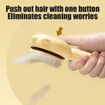 Pet Grooming Needle Brush with Nail Clippers
