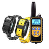 For 2 Dogs (1 Yellow Remote - 2 Collars [1 Black - 1 Yellow]) - 8802BY / AU Plug