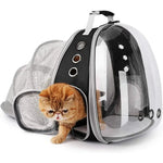 Expandable and Transparent Cat Carrier Backpack for Comfortable Travel