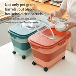 Collapsible Pet Food Storage Container