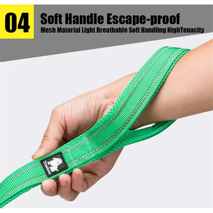 Soft Pet Leash with Reflective Nylon Mesh Padding