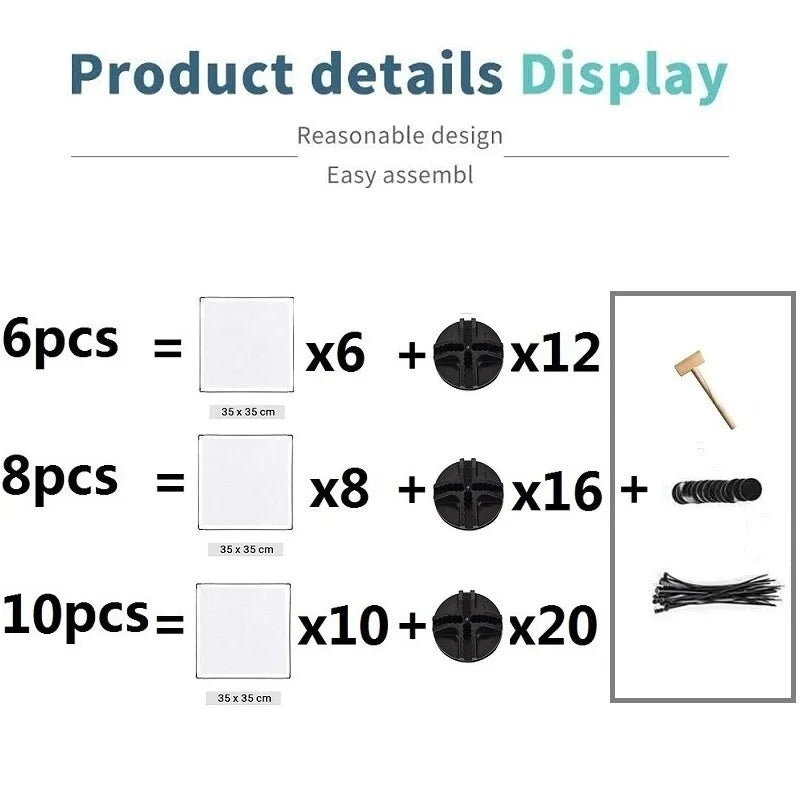 Foldable and Customisable Enclosure DIY Playpen for Small Pets