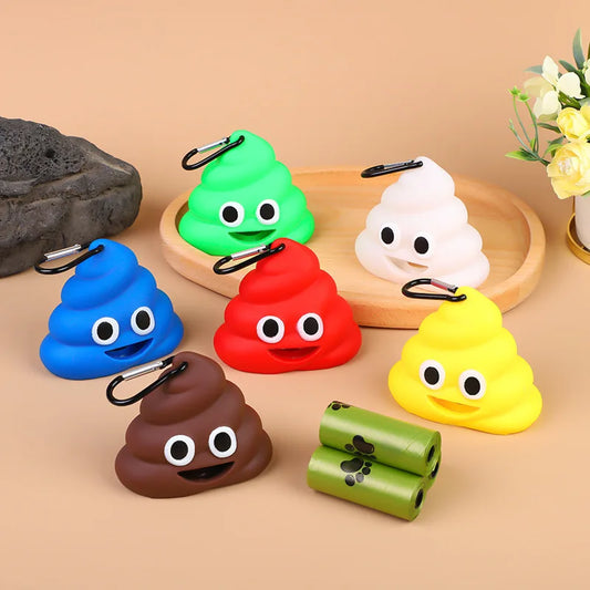 Creative Poop-Shaped Pet Waste Bag Dispenser