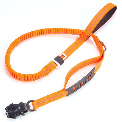 Heavy Duty Dog Leash with Elastic Bungee for Medium & Large Dogs