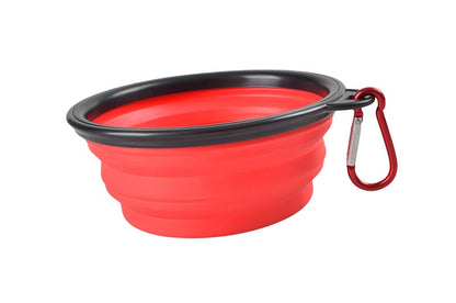 Collapsible Silicone Pet Bowl Outdoor