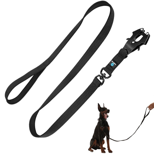 5Ft Nylon Tactical Dog Leash with Padded Handle