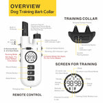 2-in-1 Dog Training and Anti-Bark Collar (Automatic and Manual Modes)