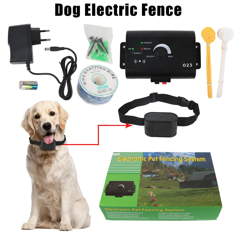 Electronic Pet Fence System: Advanced Containment with Training Collar
