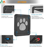 Dog Screen Door with Magnetic Self-Closing and Lockable Function