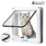 Cat Flap Door with 4-Way Security Lock