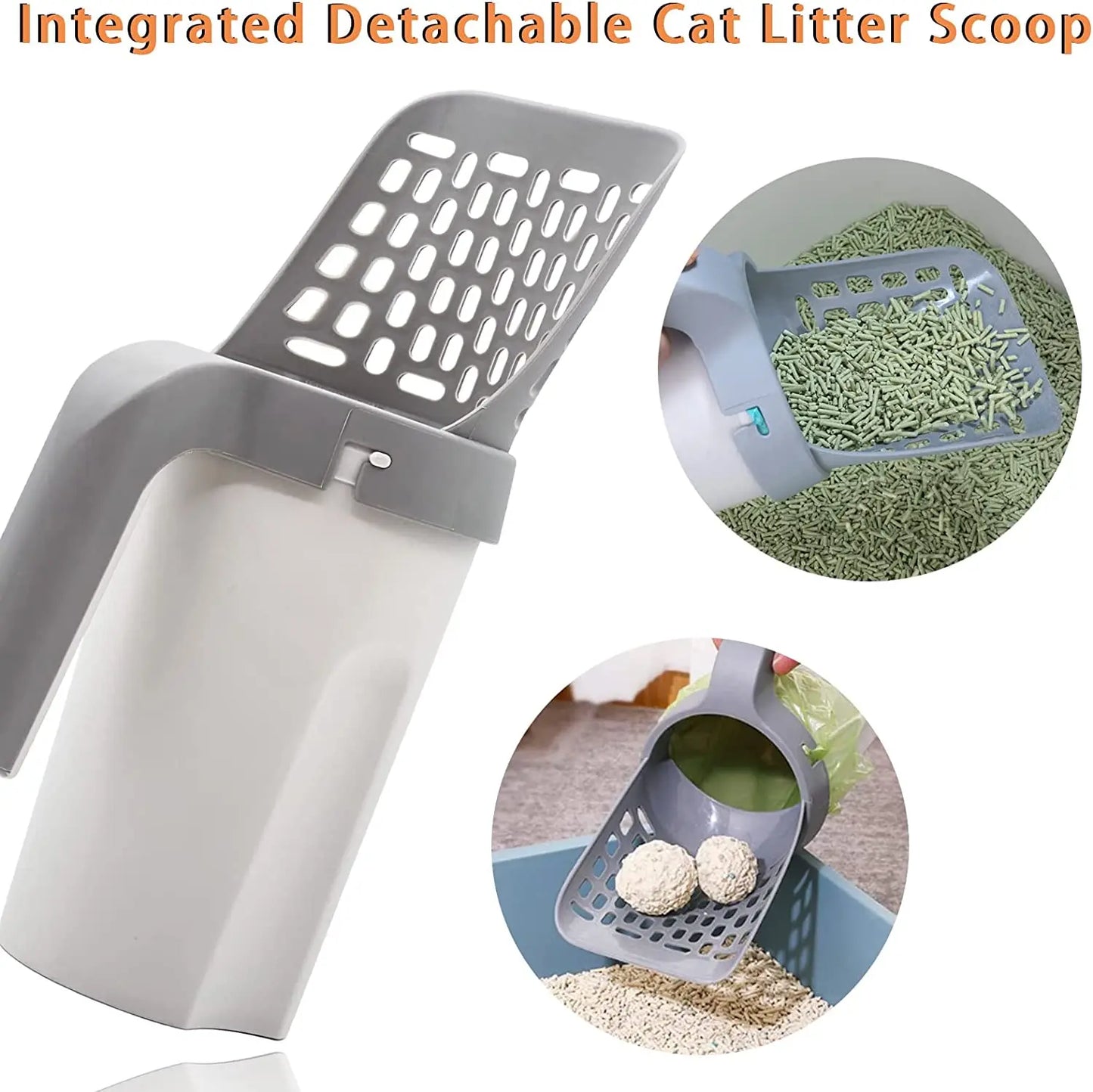 Cat Litter Shovel Scoop with Refill Bag