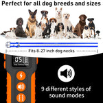 3300 ft Rechargeable & Waterproof Dog Shock Collar with Remote (1 Remote - 2 Collars for 2 Dogs)