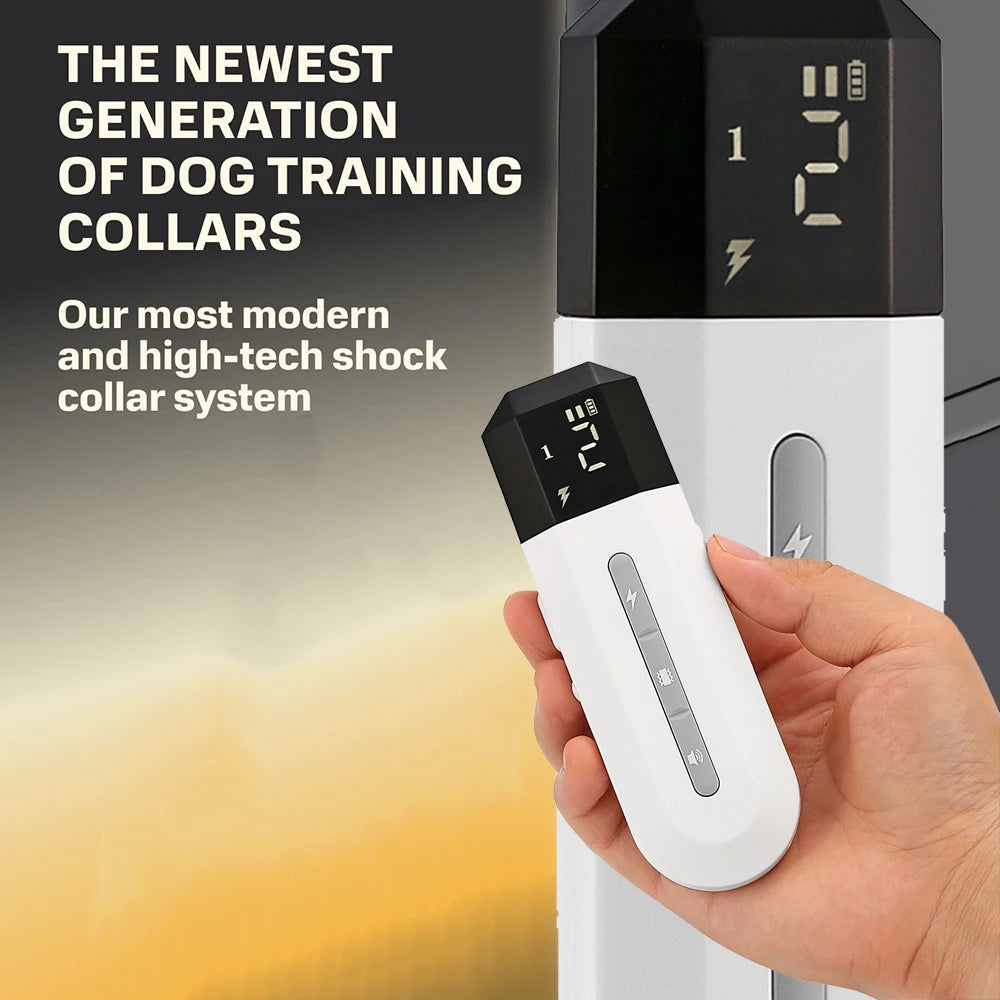 Anti-Barking Shock Vibration Sound Training Collar for All Dogs