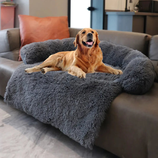 Removable Plush Pet Sofa Bed for Large Dogs