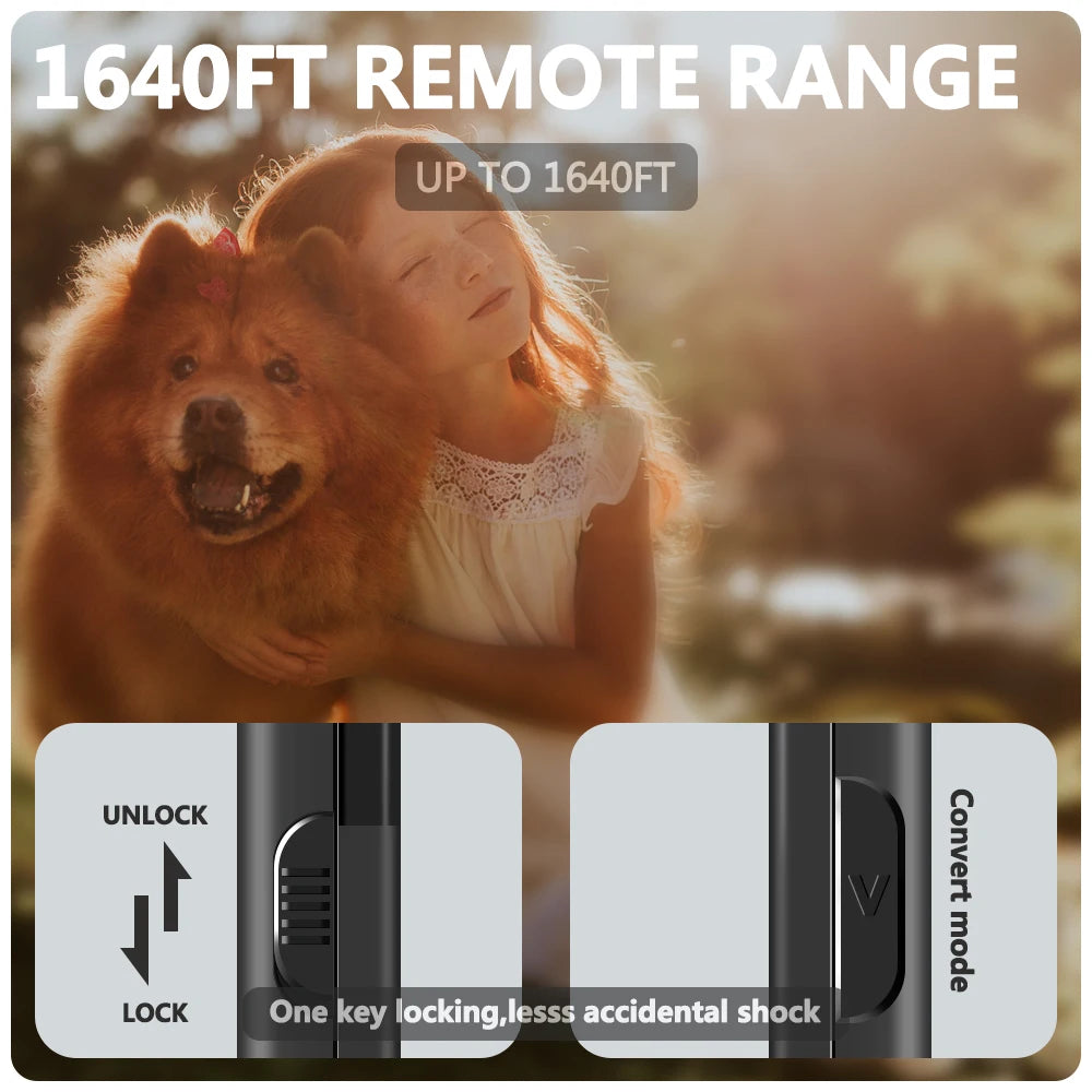 Intelligent Dog Training E-Collar with Remote