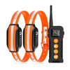 For 2 Dogs (1x Black-Orange Remote + 1x Orange Collar + 1x Black Collar )