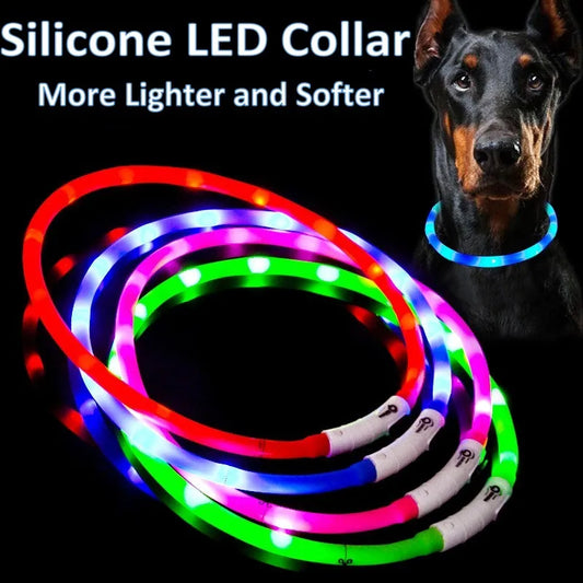 Silicone LED Dog Collar