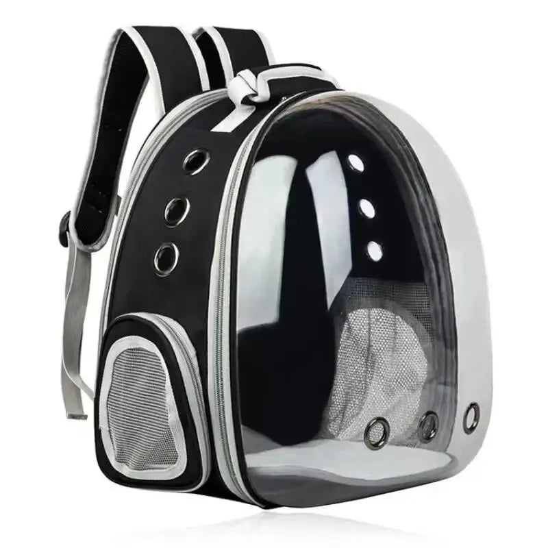 Expandable and Transparent Cat Carrier Backpack for Comfortable Travel