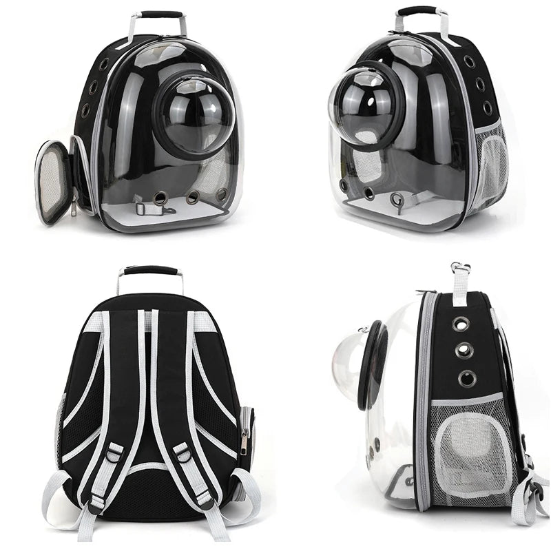 Breathable Space Capsule Pet Backpack for Cats and Dogs