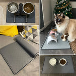 Waterproof Pet Silicone Feeding Placemat for Dogs and Cats